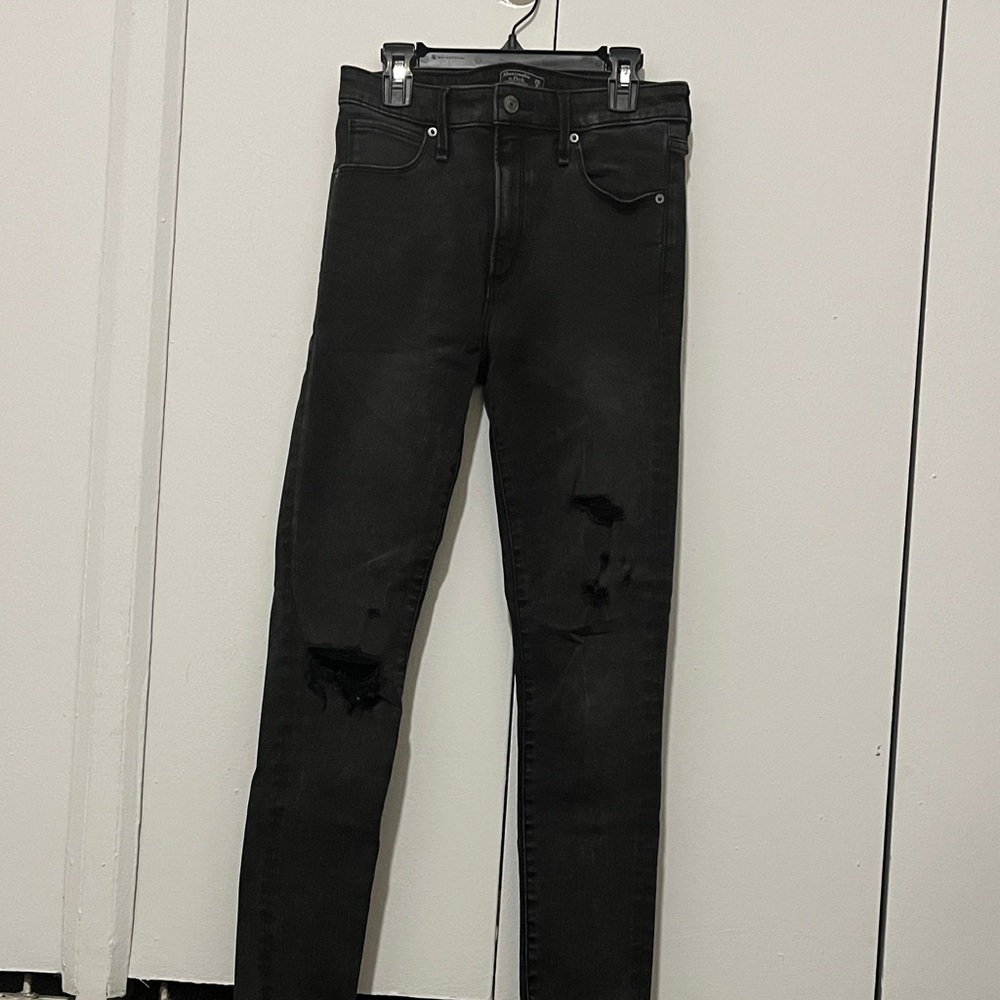 Abercrombie & Fitch Women's Black Skinny Jeans